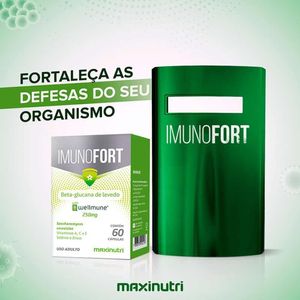 Kit 04 Imunofort Wellmune Vitaminas 250mg Maxinutri 60 Cap