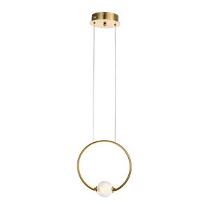 Lustre Pendente Skylight Letto 3093 Gold Led Bivolt
