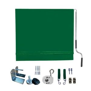 Toldo Cortina Verde - 3,20m X 2,90m - Kit Completo