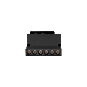 Módulo Led Projetor Para Trilho Nordecor Duli 6w 12cm Alto Irc 90 Bivolt Preto 3000k Luz Amarela 6362