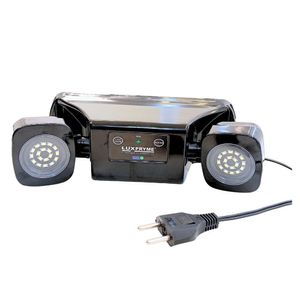 Luminária De Emergência Led 2200 Lúmens Basic Preto Luxpryme Ip-53 Bivolt