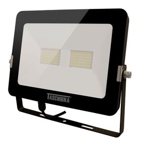Refletor Taschibra Led Tr Slim 50W Luz Branco Fria 6500K Preto 110V