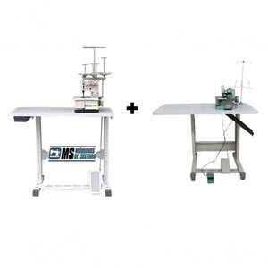 Galoneira 3 Agulha + Overlock Semi Industriais + Bancadas 110v