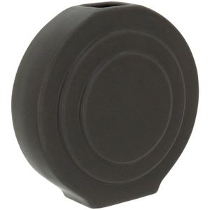 Opala Vaso 17X17X6Cm Cerâmica Cinza