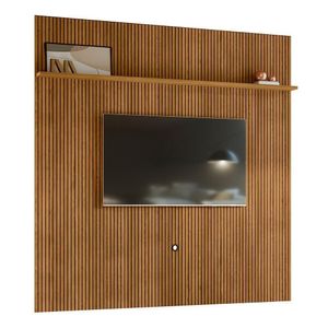 Painel Piso-teto New Guaporé Cumaru Para Tv Até 75 Madetec Cumaru