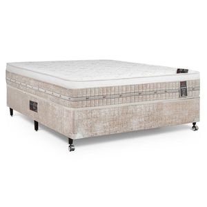 Cama Box + Colchão Castor Casal Premium