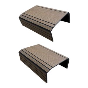 Kit 2 Bandejas Esteira para Braço de Sofá Reta Tabaco