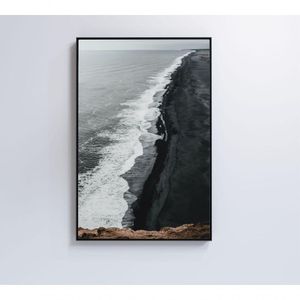 Quadro Litoral 80x120 Cm Vidro Impresso