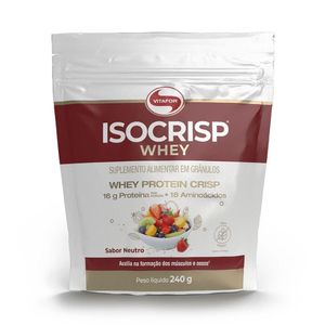 Isocrisp Whey Protein Crisp Vitafor Pouch 240g Neutro