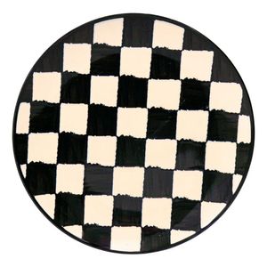 Jogo De Pratos Rasos Em Cerâmica Unni Com 6 Peças 26cm Oxford Damas