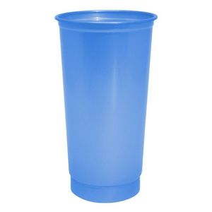Copo De Plástico Color Drink Azul - 300ml - 10 Unidades