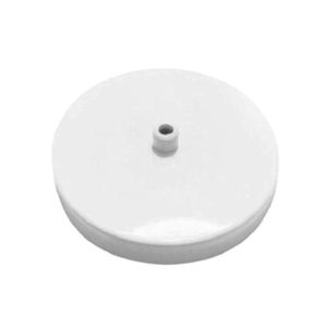 Kit 10 Canopla Lustre Pendente Cilíndrica 11x1,2cm Branco