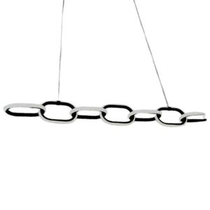 Pendente Chain Geometric Led Dimerizável 862092/1 60w Bivolt Preto