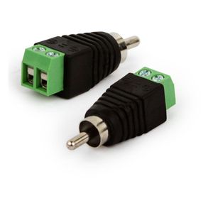 Adaptador Borne Para Plug Rca - Macho
