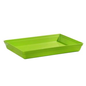 Travessa Stillo Rasa Retangular 4,5l Verde Em Polipropileno Linha Tropical Vem