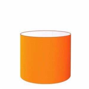 Cúpula Abajur Cilíndrica Cp-8010 Ø25x25cm Laranja