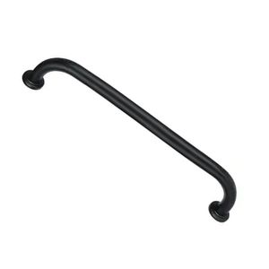 Alça De Apoio 70cm Barra Inox Preto Segurança Acessibilidade Cadeirante Gestante Idoso Banheiro Box