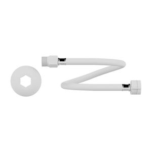 Engate Flexível De Pvc 1m Branco 7123-1