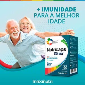 Kit 02 Nutricaps Sênior Polivitaminico Maxinutri 60 Capsulas
