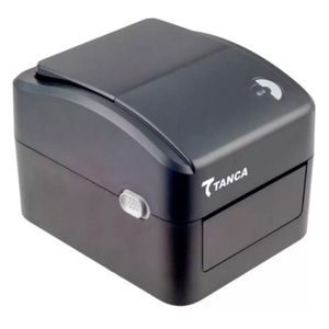 Impressora Térmica De Etiquetas Tanca Tlp-300 Direta 203dpi Usb Não Usa Ribon - Preto