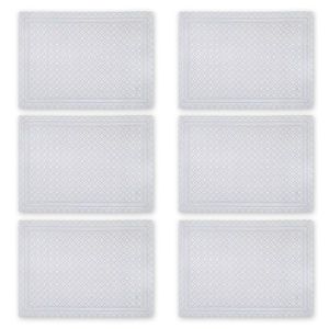 Toalha De Geladeira Pvc Rendado Kit 06 Pçs Pequenas Flores
