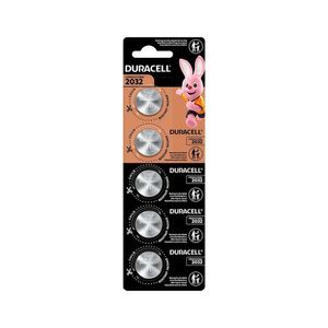 Cartela C- 5 Pilhas Moeda Duracell Lítio 3v Cr-2032 - Ac2418