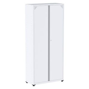 Armário Alto 2 Portas Pandin 90 Cm (largura) Inmetro Estrutura E Portas Aço Branco C- Chave