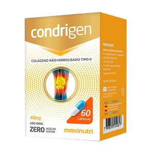 Condrigen Ultra Colágeno Tipo 2 Mdk Maxinutri 60 Cápsulas