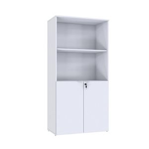 Armário Alto Estante Com 02 Portas 161,5x80x42cm Wlae80 Branco Tx