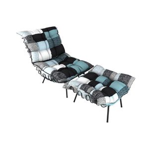 Poltrona Costela Com Puff Amalia Velluto Mandala Matrix Mandala