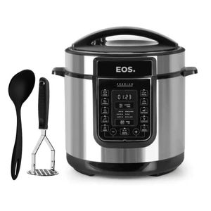 Jogo De Panela Pressão Elétrica Multiuso Inox 6l 220v