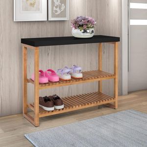 Aparador Balcão Gold Tampo MDF 25mm Maciço Pés Madeira Preto