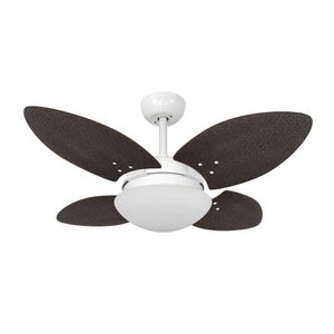 Ventilador De Teto Volare Mini Petalo Palmae Marrom 220V