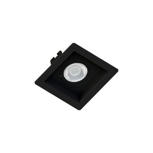 Spot De Embutir Recuado Save Energy Mr16 Gu10 Bivolt Preto