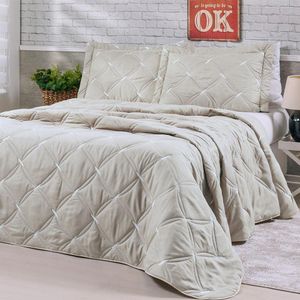 Cobre Leito Queen Unique 200 Fios Bordado 3 Peças - Avela