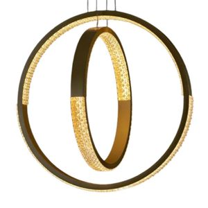 Pendente Mandala Led Dimerizável 862110/2 24w Bivolt Preto