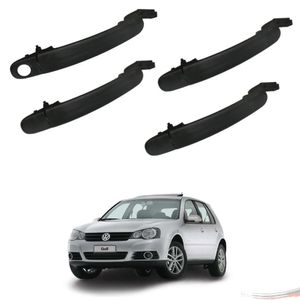 Kit 4 Maçanetas Pretas 4 Portas Golf Bora Jetta 99 A 13 - Un / 4 [f103]