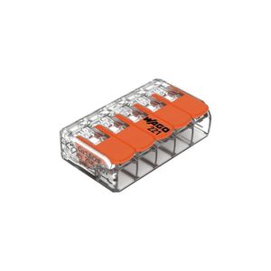 Conector Emenda 4mm 5 Polos 221-415 - Wago