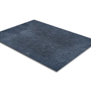 Tapete Carpete Simples Aveludado 2,00x2,50 Borda Sem Costura Grafite