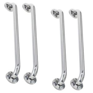 Alça Barra De Apoio Banheiro Inox Kit 4 Unidades 40 Cm Idoso