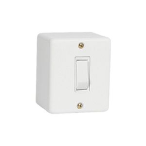 Kit Interruptor Sobrepor 1 Tecla Simples 6317 5 Unidades