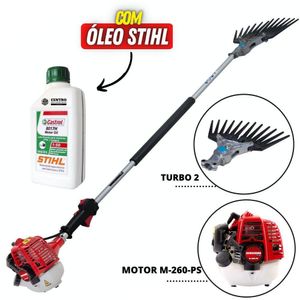 Braço Mecânico De Colher Café Kawashima + óleo Castrol Stihl