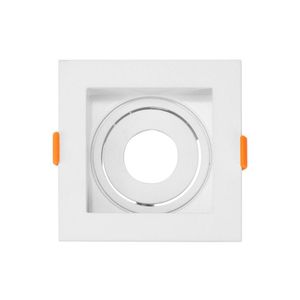Spot Quadrado Embutir Recuado Mr11 Branco