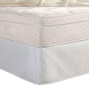 Saia Para Box De Colchão Casal Padrão 1 Peça Matelada 100% Poliéster Branco