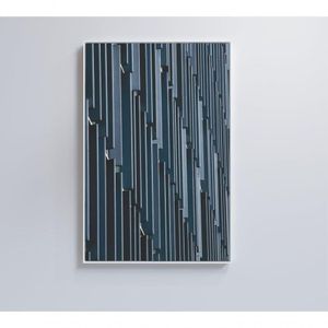 Quadro Arquitetura Monocromática 60x90 Cm Vidro Impresso