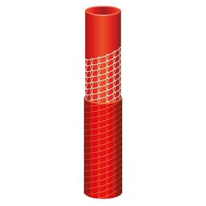 Mangueira Antitorção Multi Ats 1-2 Polegada Tramontina Laranja Em Pvc 3 Camadas 25 M