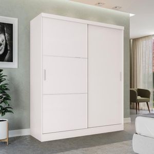 Guarda-Roupa Kappesberg 2 Portas De Correr 2 Gavetas Branco