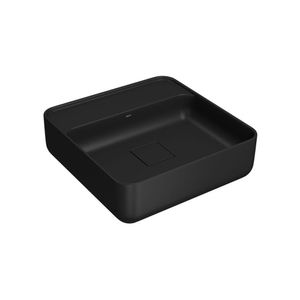 Cuba De Apoio Deca Slim 40x40 L.11040.m.94 Quadrada Com Mesa ébano Fosco