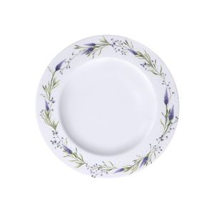 Prato Fundo Tramontina Lilla Em Porcelana Decorada 23 Cm