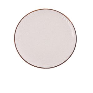 Prato Raso Porcelana Talita Branco 26cm
